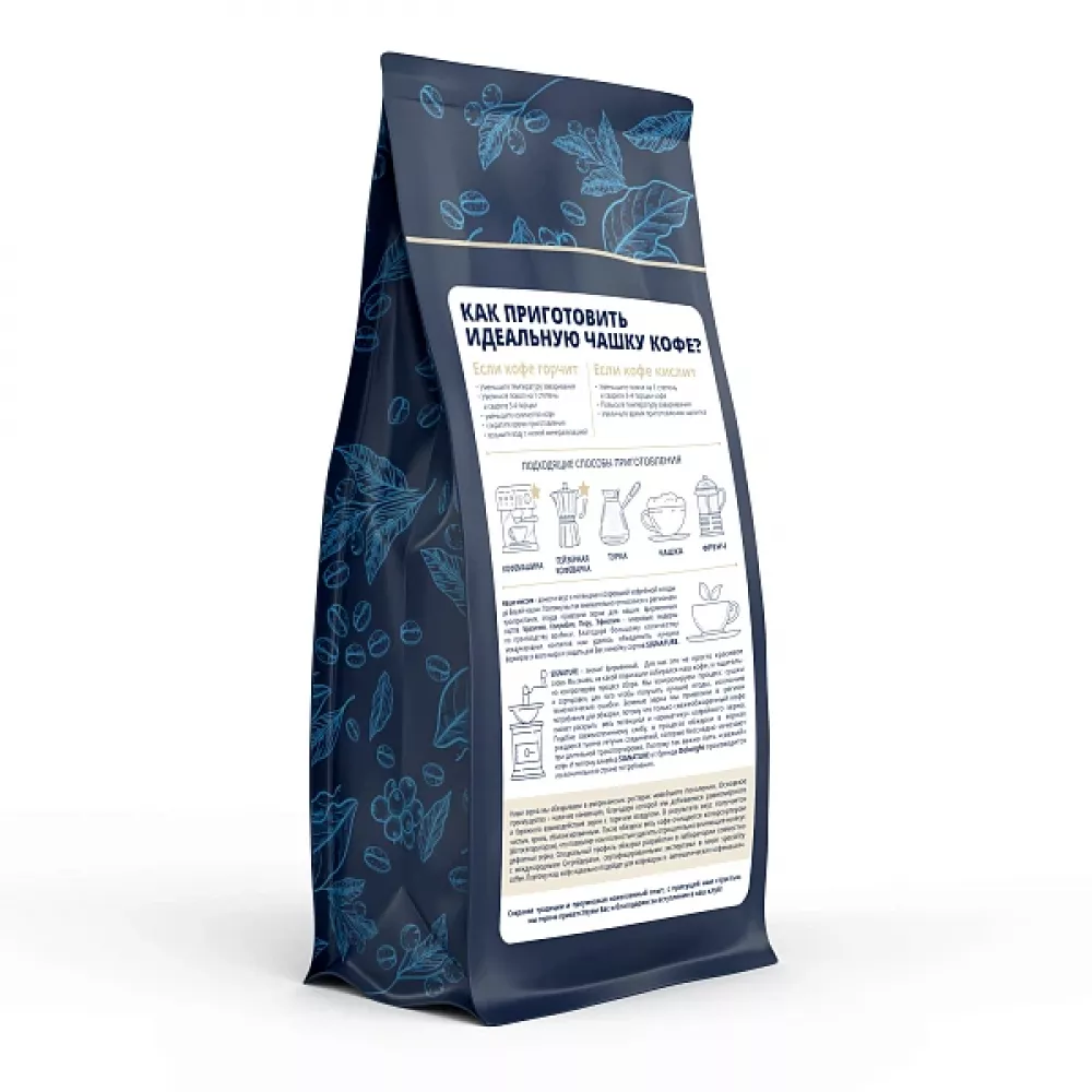 Кофе в зернах DeLonghi Signature coffee Mild Blend 1кг.